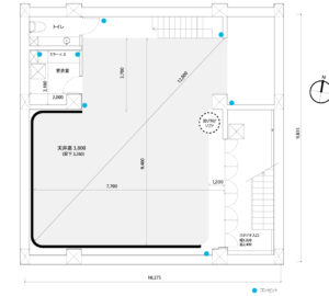 【天井高の白Ｒホリゾントがある都内格安撮影スペース】